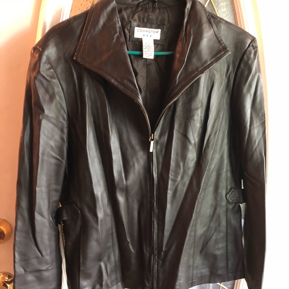 Covington leather jacket